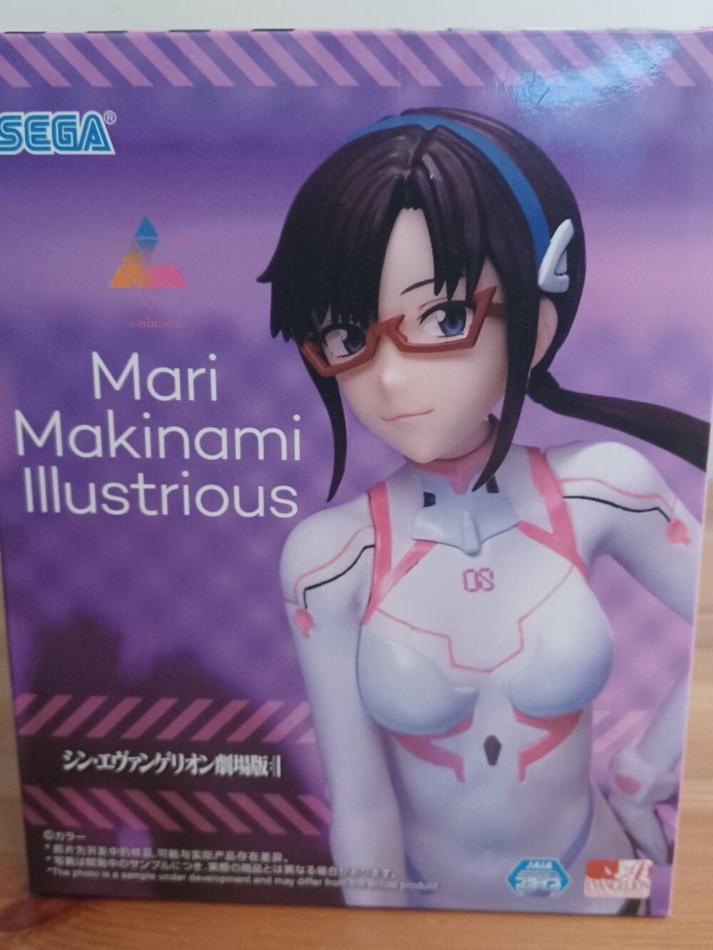 Mari Makinami Illustrious Evangelion Plugsuit Figure SEGA Luminasta NIB Japan